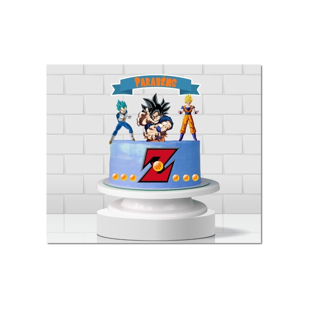 Topo de bolo Dragon Ball 17