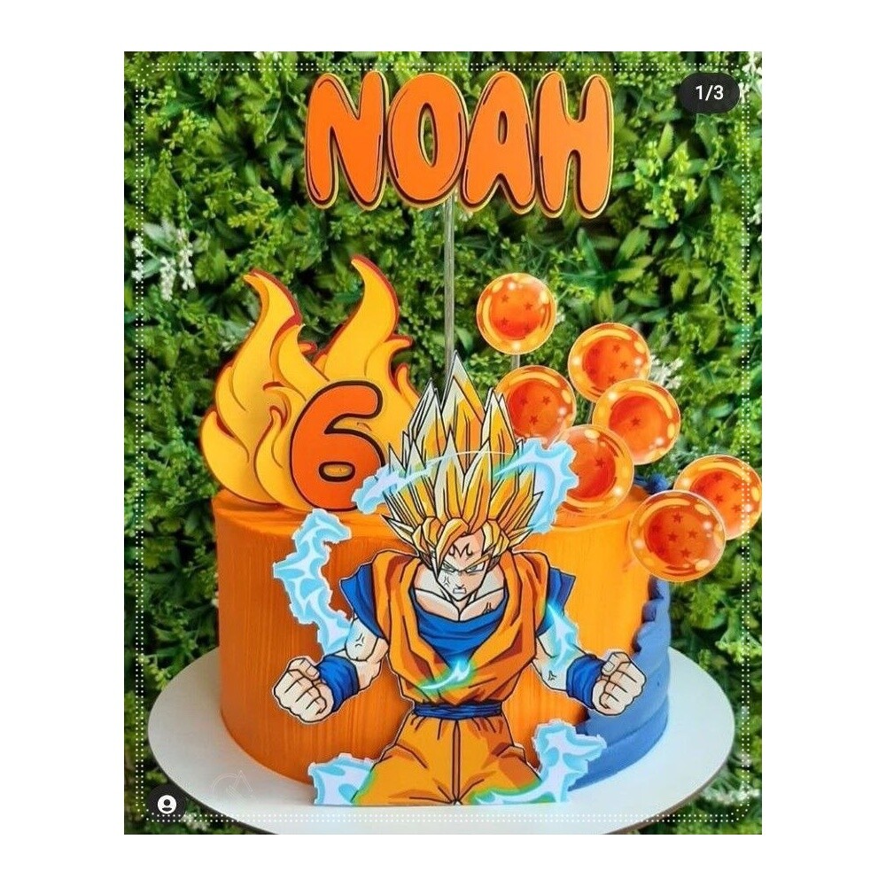 Topo de bolo Dragon Ball 21