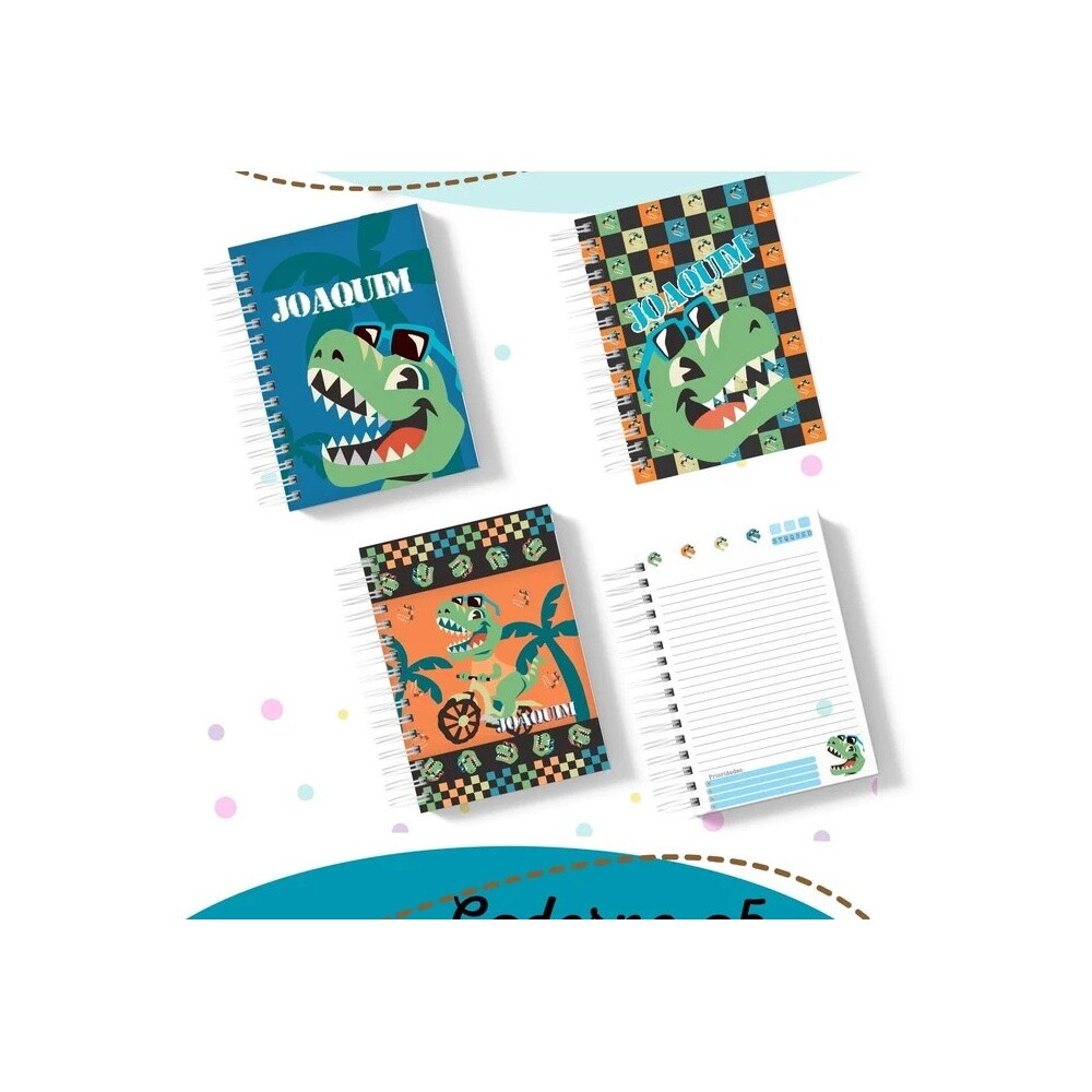 Kit Digital escolar Capas e Miolo Dino