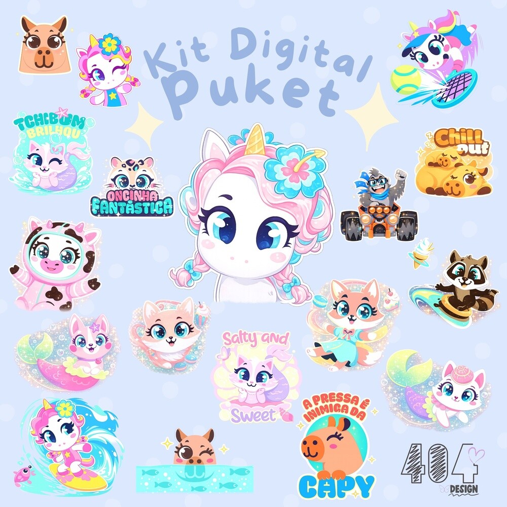 Kit Digital Puket - 404 design