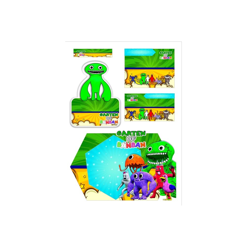 Arquivo Etiqueta Escolar Garten of banban formato ppt
