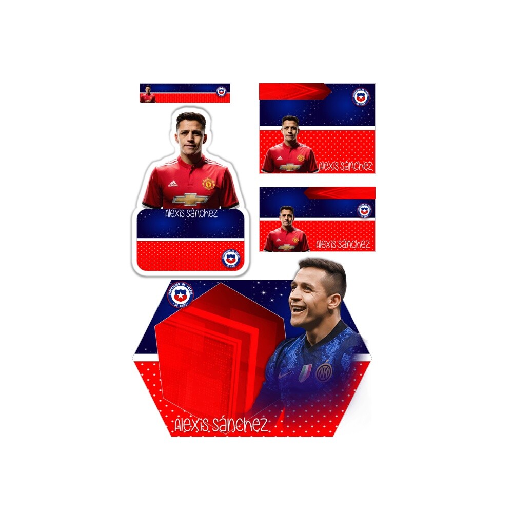 Arquivo Etiqueta Escolar alexis sanchez formato ppt