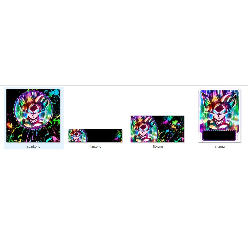 Kit Digital Etiqueta escolar para imprimir Dragon Ball V6 EE