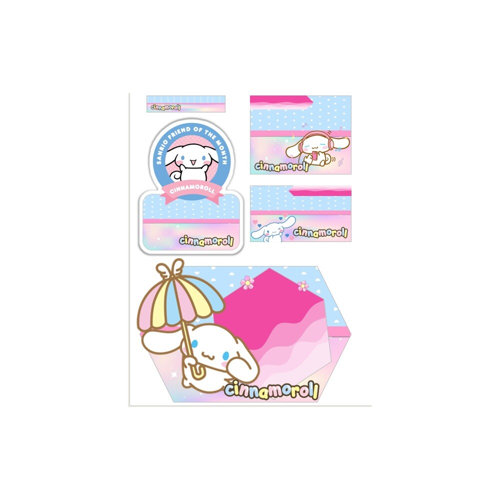 Arquivo Etiqueta Escolar cinnamoroll formato ppt