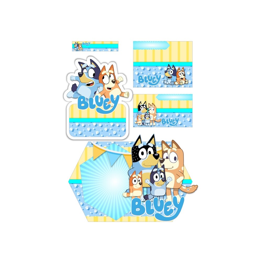 Arquivo Etiqueta Escolar bluey 2 formato ppt