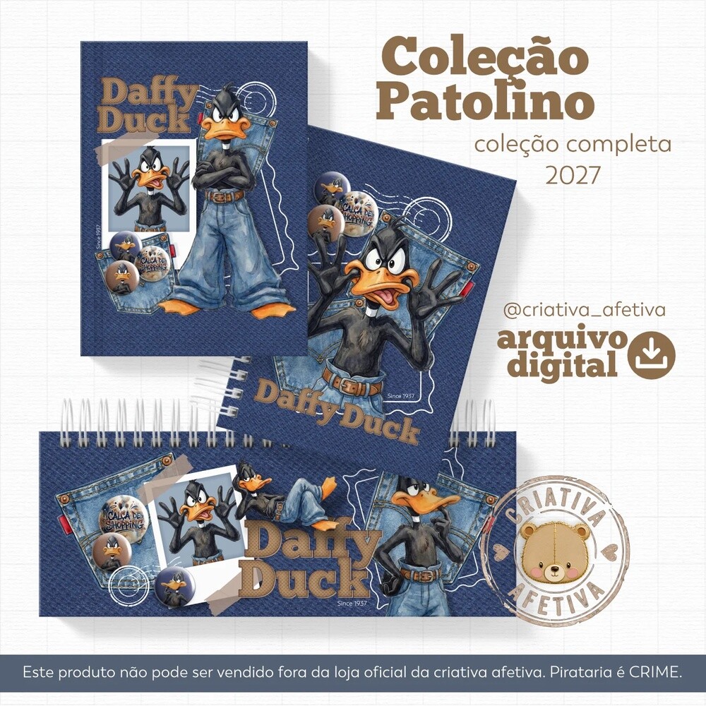 Arquivo Digital para encadernação vintage coleção completa pa