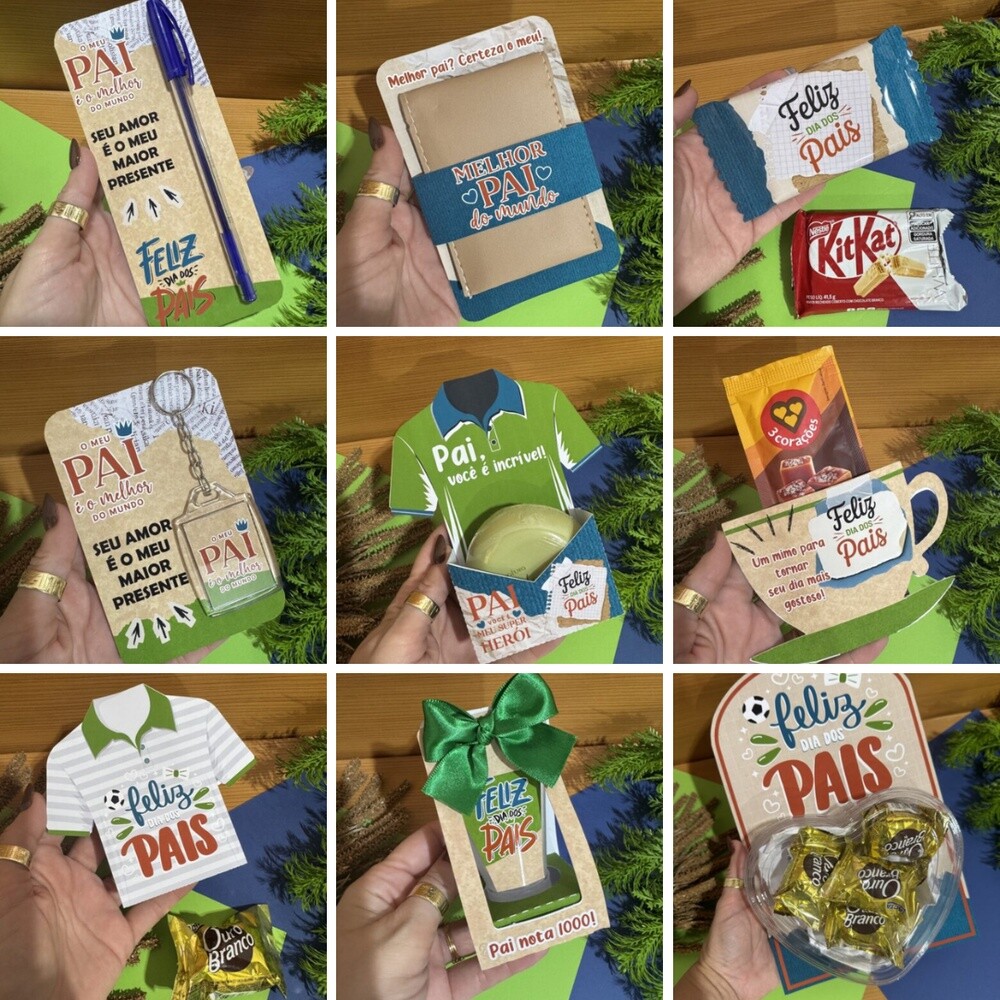 Pack coleção digital dia dos pais 2026 - arquivo digital para i