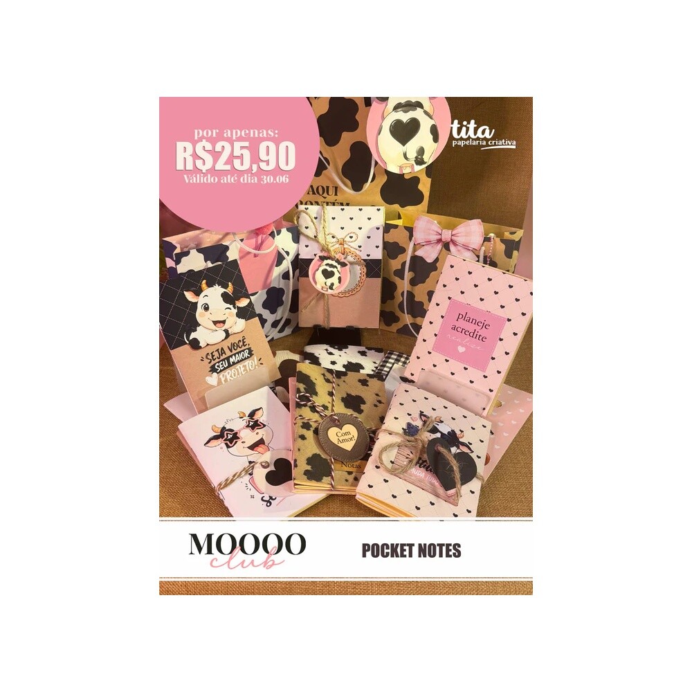 Kit Digital Mooo Club - Pocket Notes ( Drive da Ana)