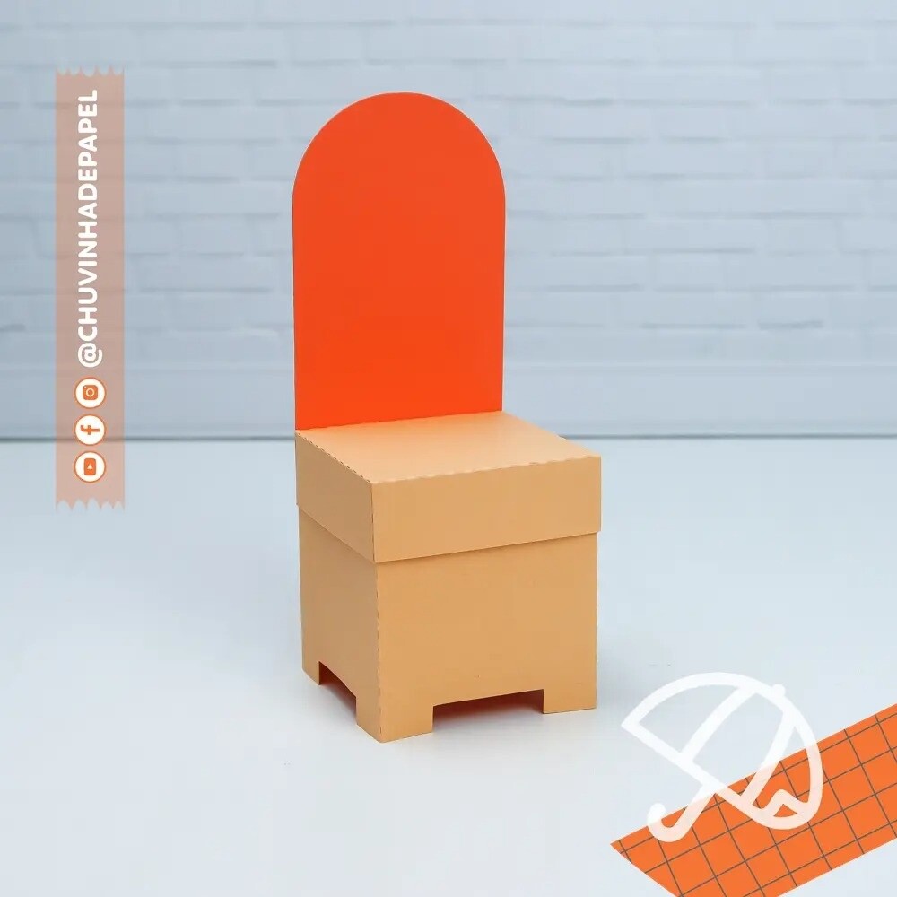 Arquivo de Corte Caixa Cubo Cenário (Molde Liso)