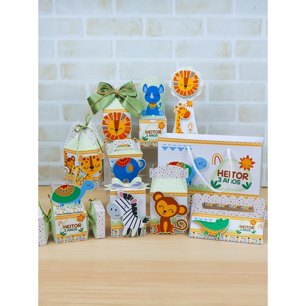 Kit Festa Safari - Chuvinha de Papel