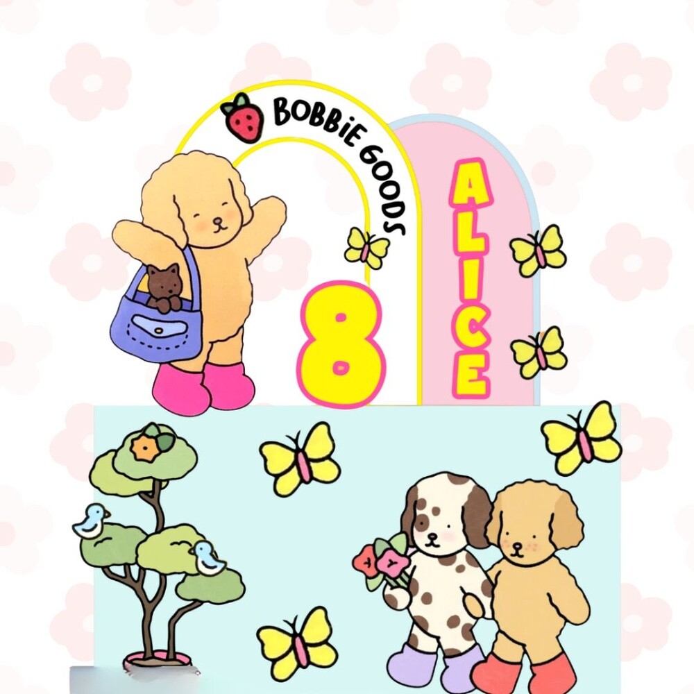 topo de bolo Bobbie goods 004