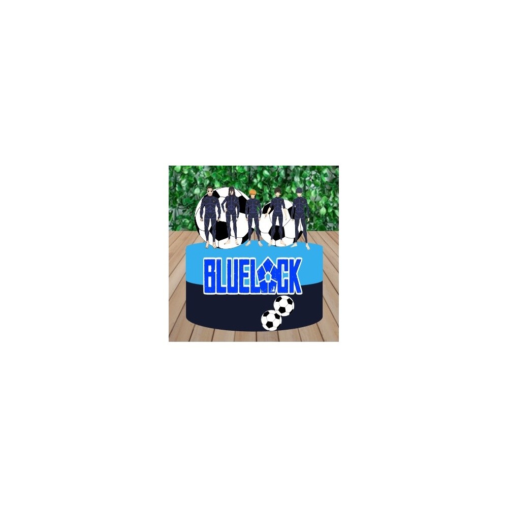 Topo de bolo 01 - Blue lock a