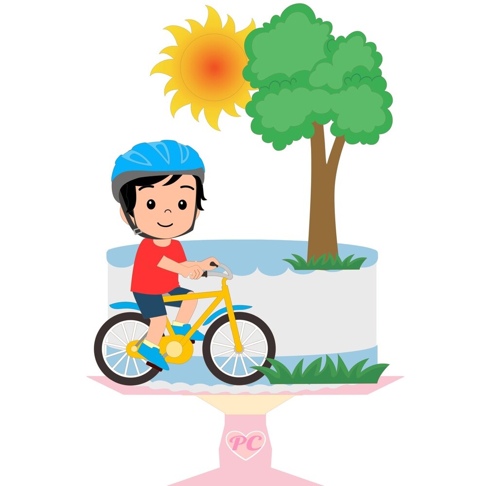 Topo de bolo 10 - Bicicleta - Ciclismo a