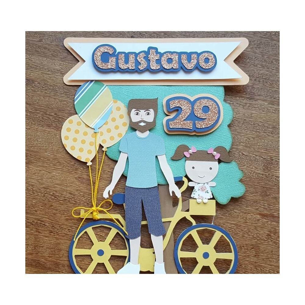 Topo de bolo 3 - Bicicleta - Ciclismo a