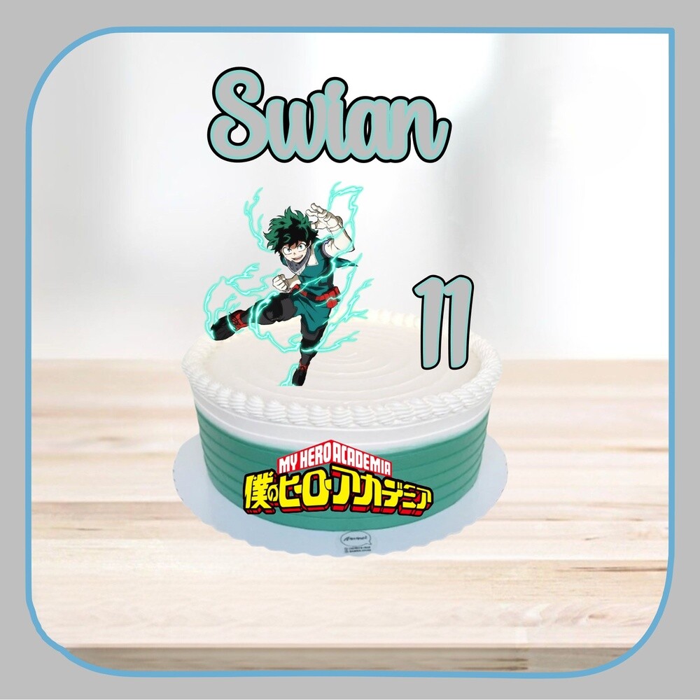 Topo de bolo 03 - Boku no Hero a
