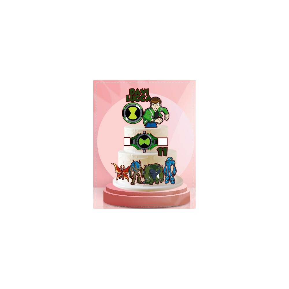 Topo de bolo 05 - Ben 10 a