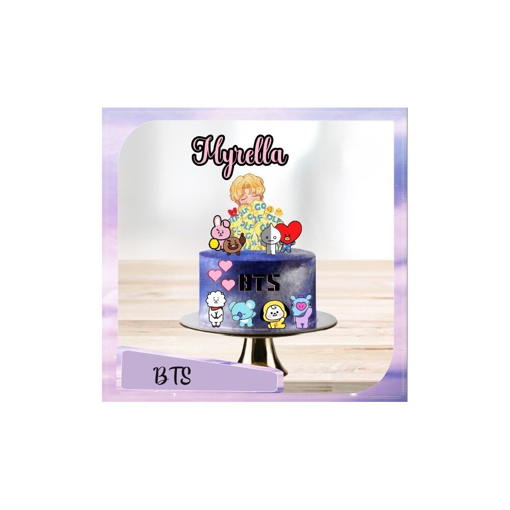 Topo de bolo 23 - BTS a