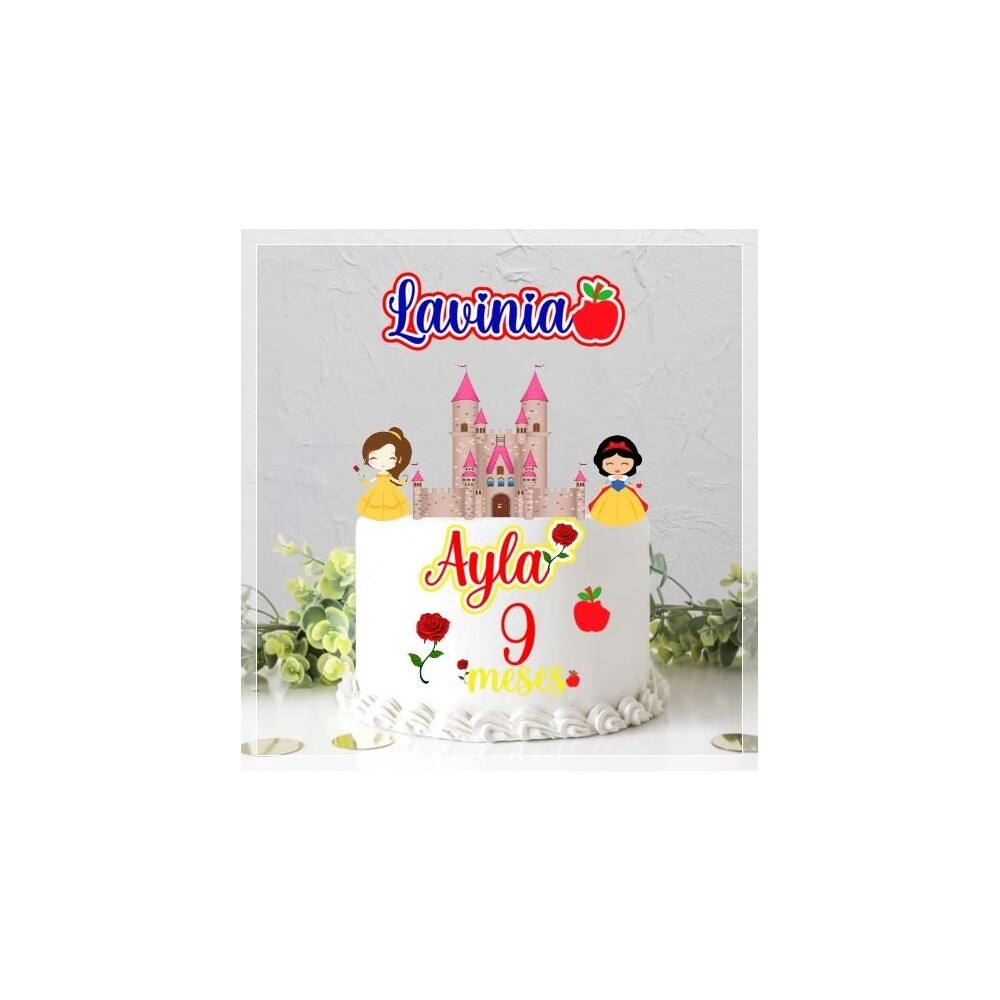 Topo de bolo 16 - Branca de Neve a