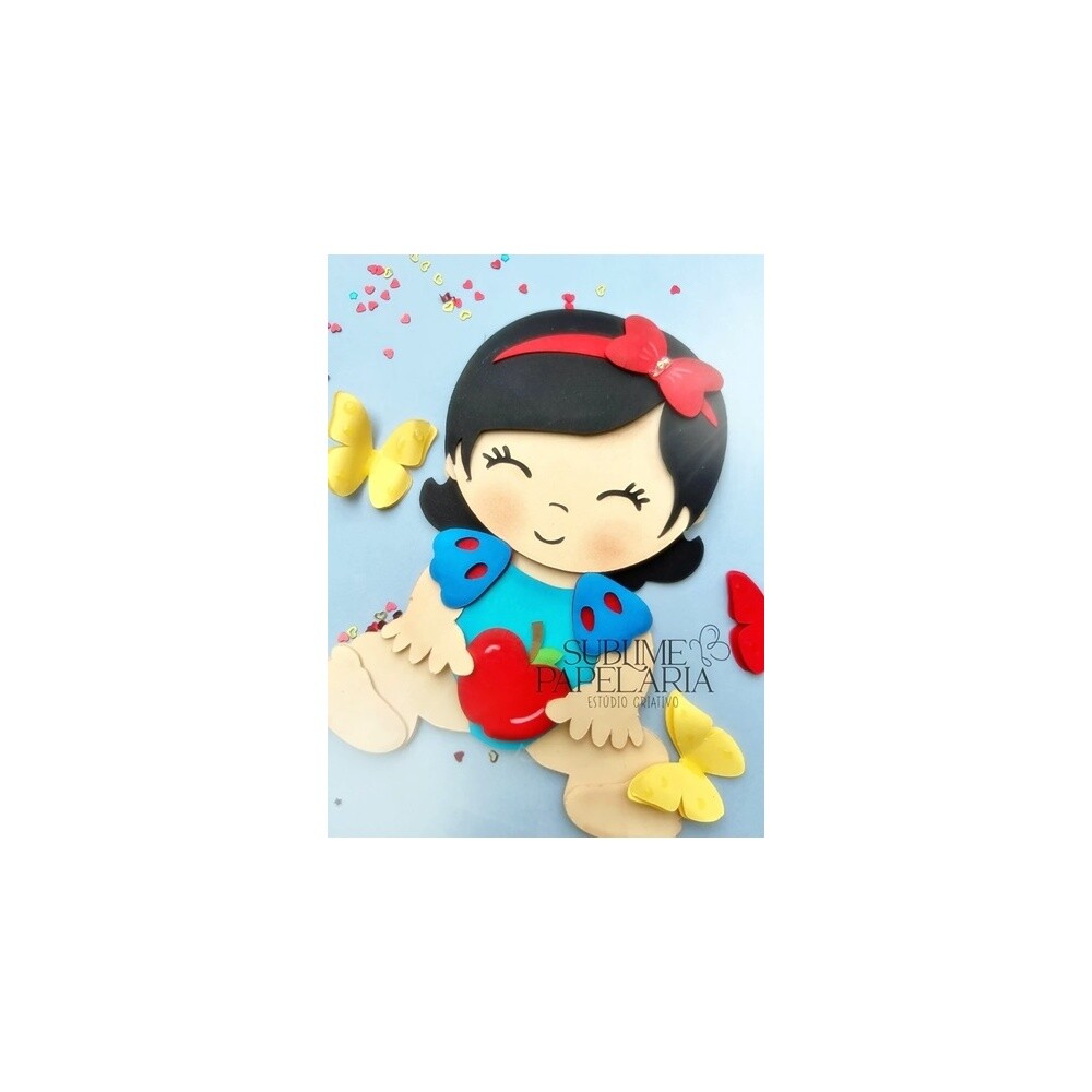Topo de bolo 41 - Branca de Neve a