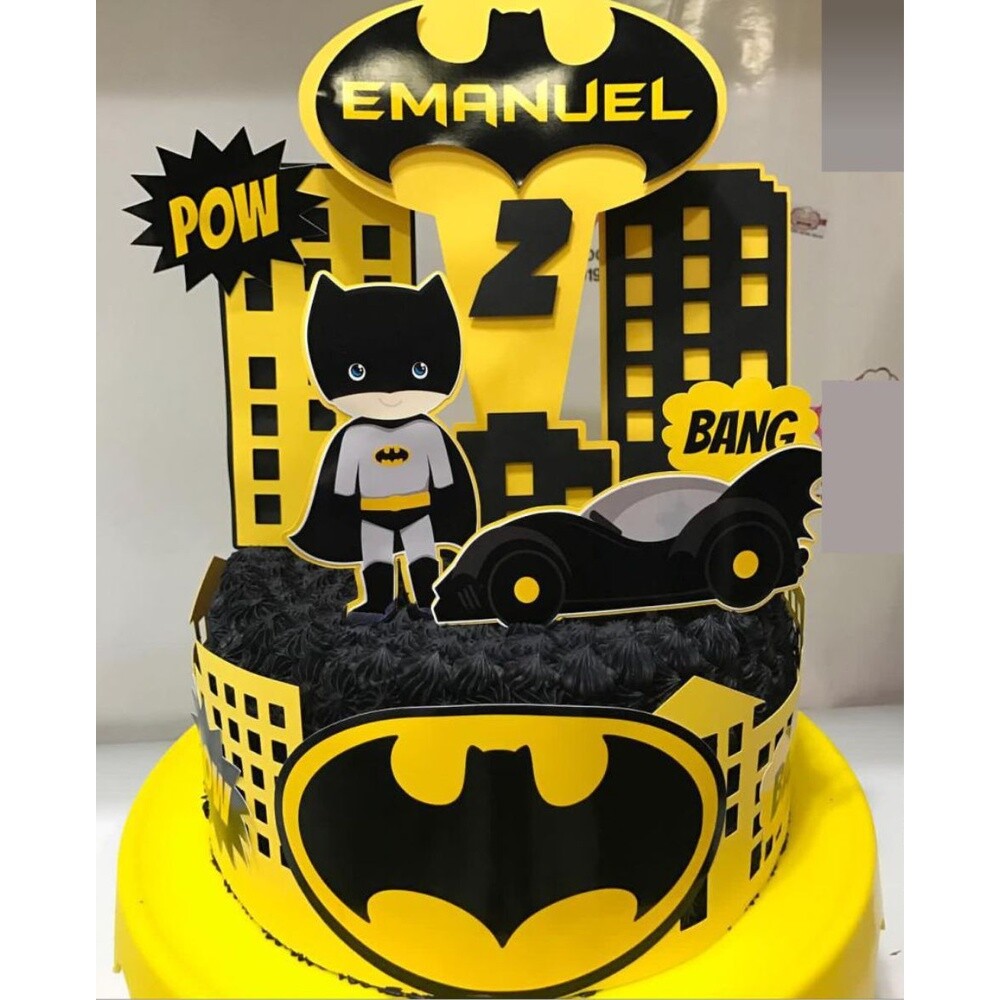 Topo de bolo 15 - Batman a