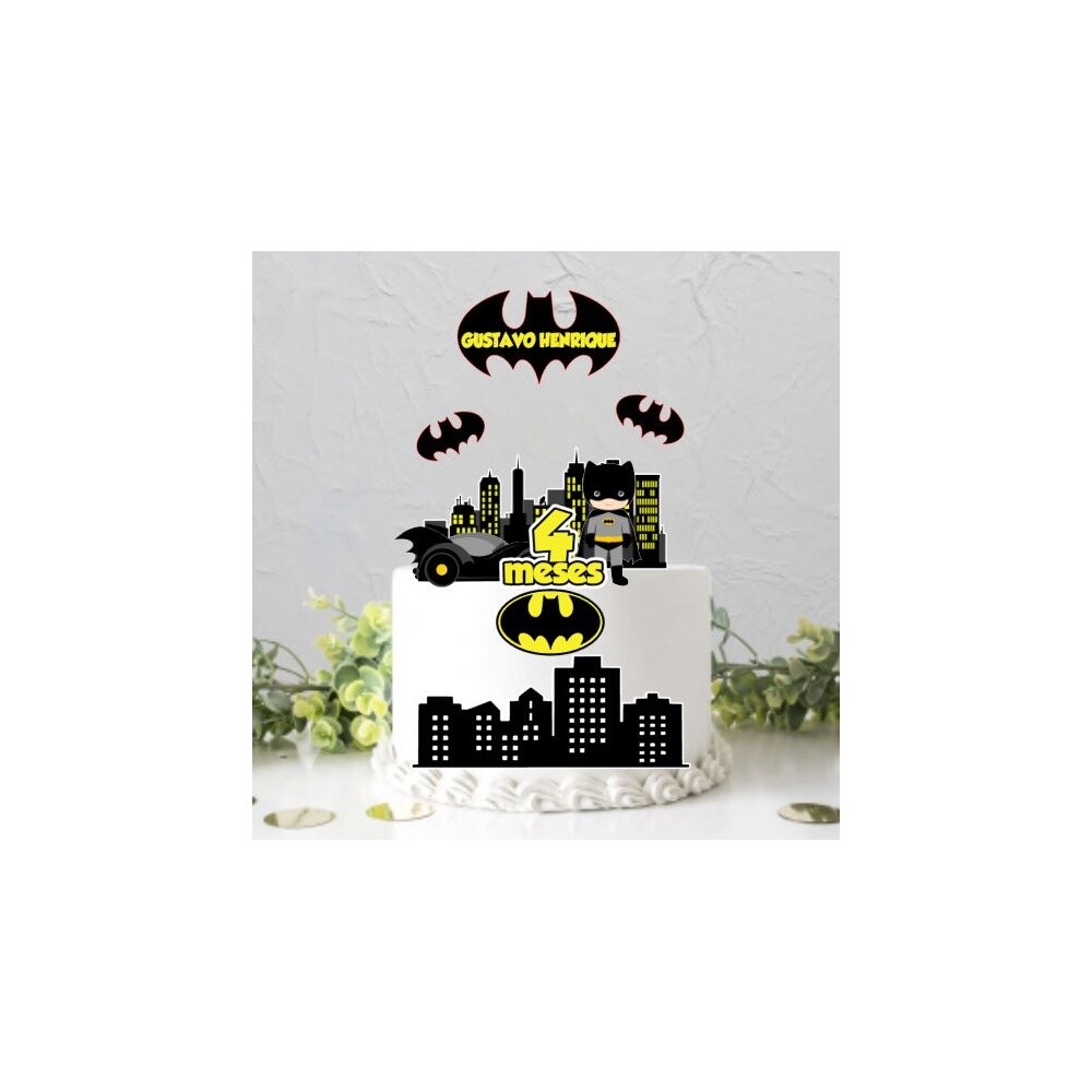 Topo de bolo 19 - Batman a