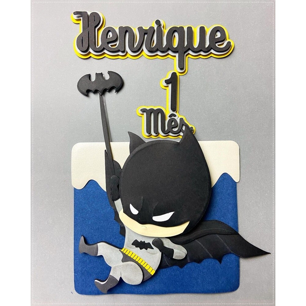 Topo de bolo 20 - Batman a