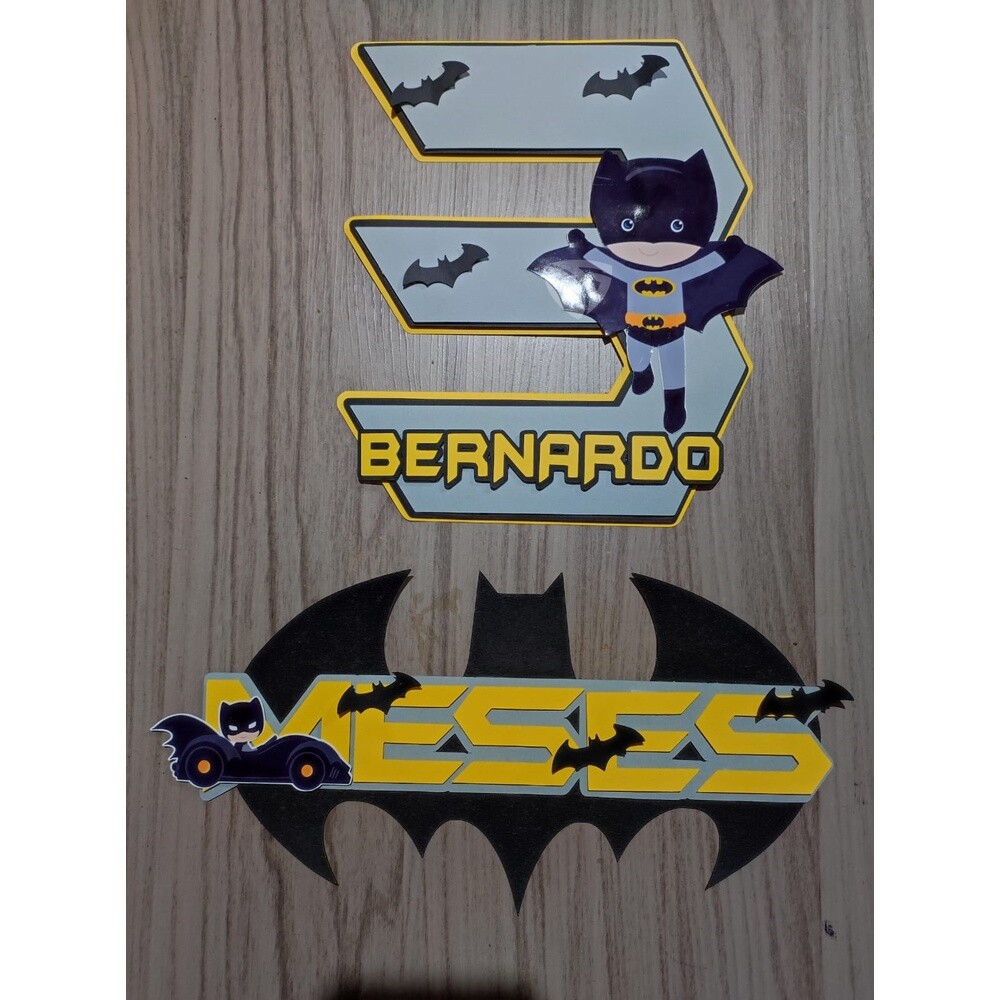 Topo de bolo 24 - Batman a