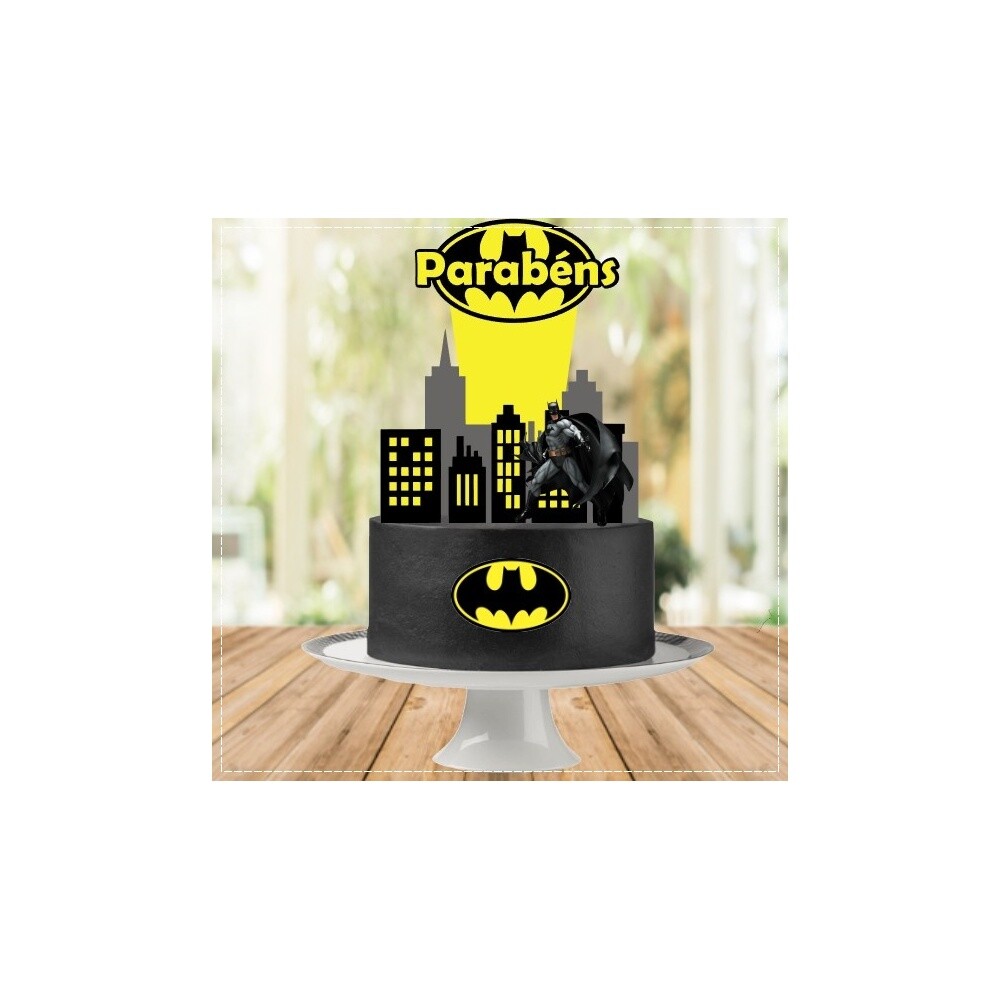 Topo de bolo 40 - Batman a