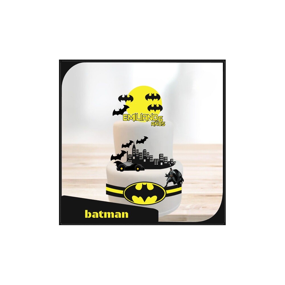 Topo de bolo 41 - Batman a