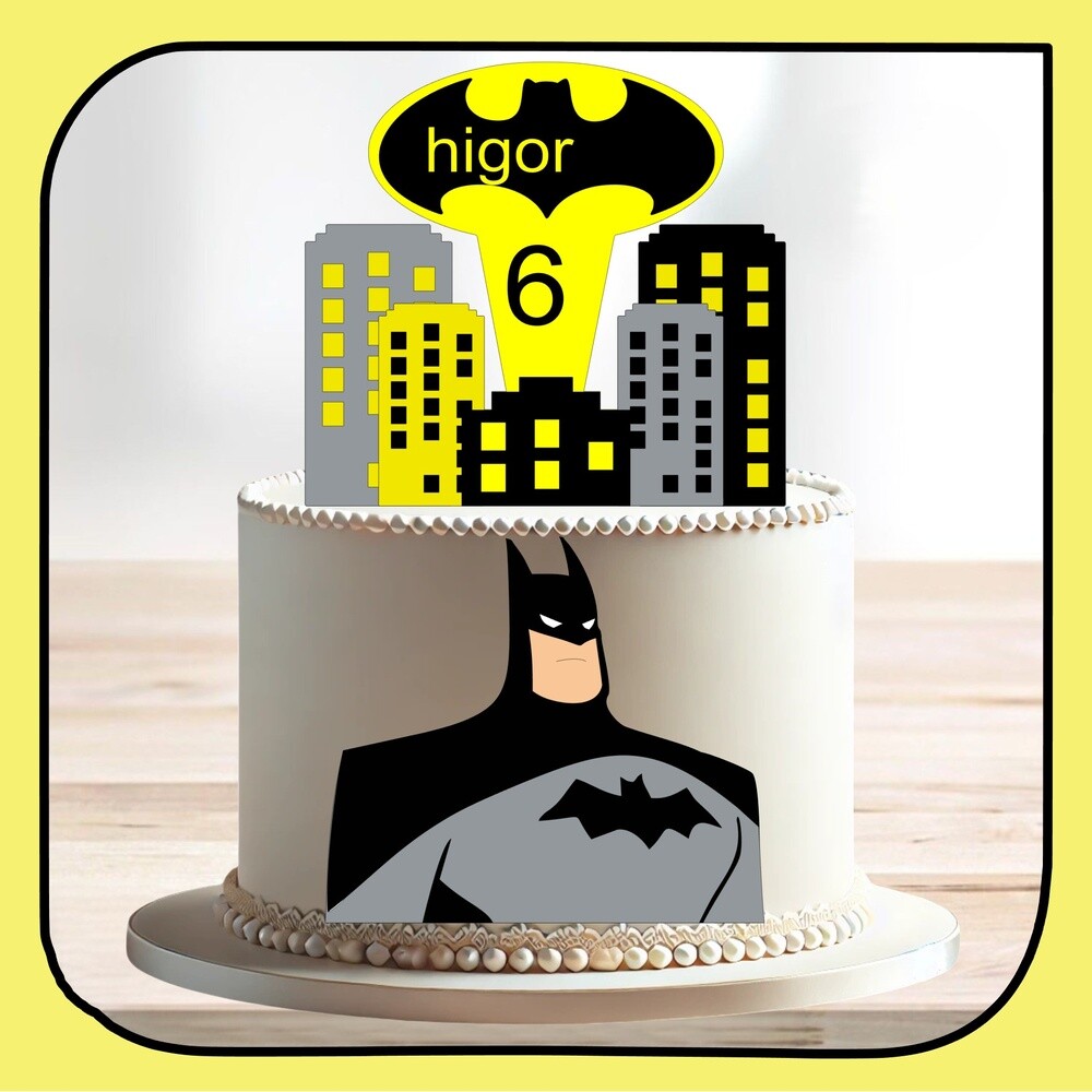 Topo de bolo 45 - Batman a