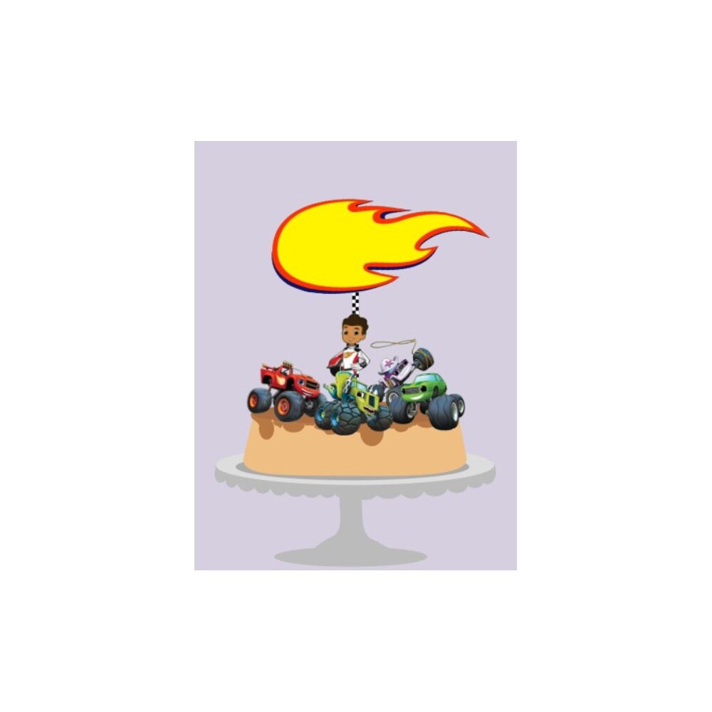 Topo de bolo 1 - Blaze and the Monster Machine a