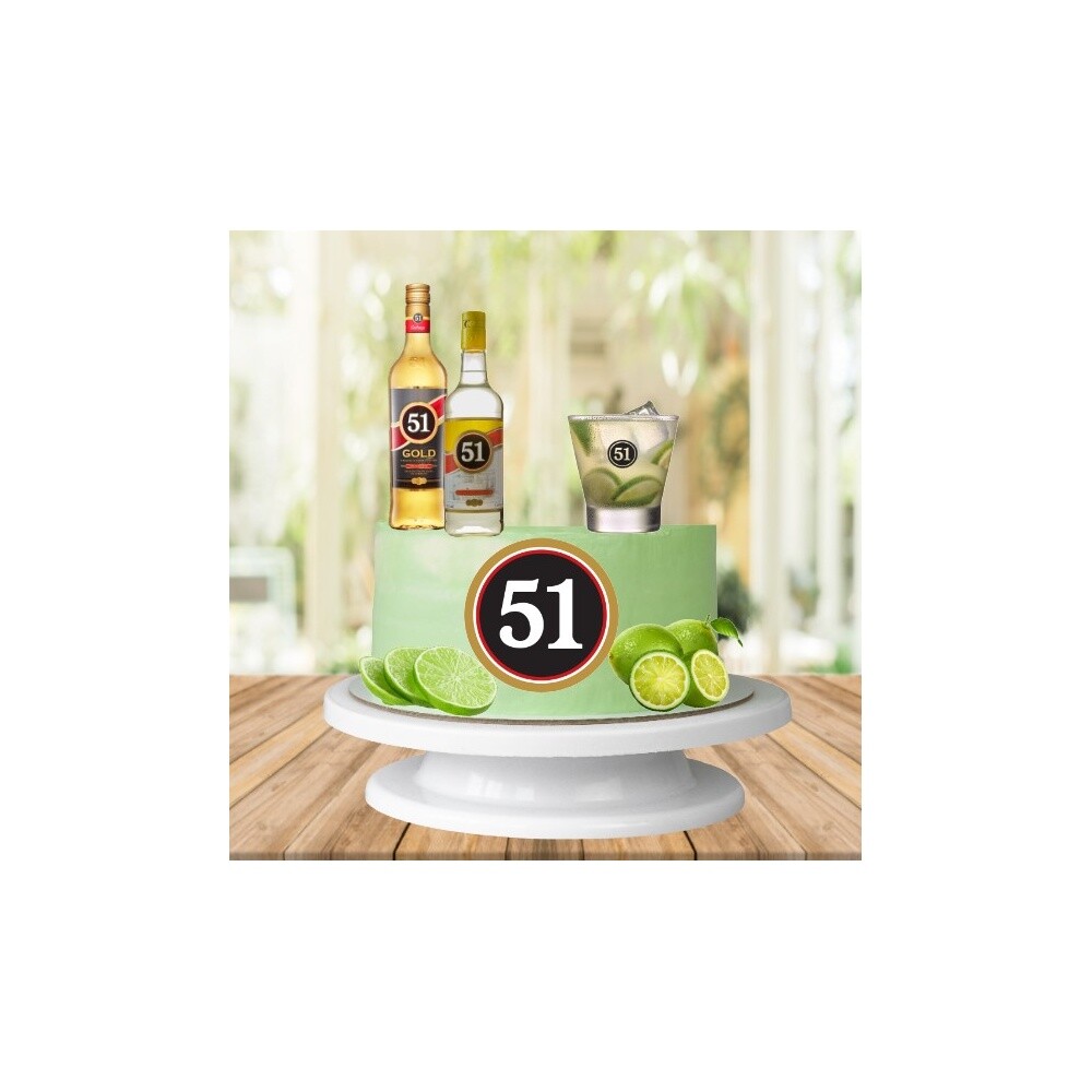 Topo de bolo 04 - Cachaça 51 a