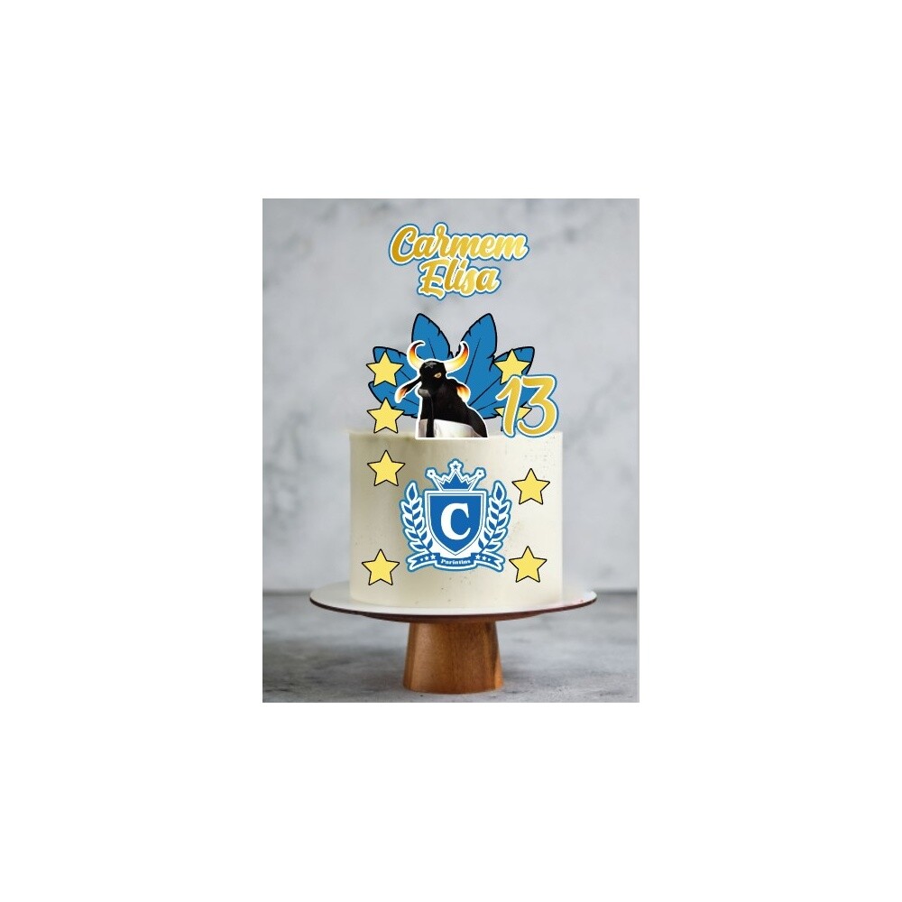 Topo de bolo 02 - Caprichoso a