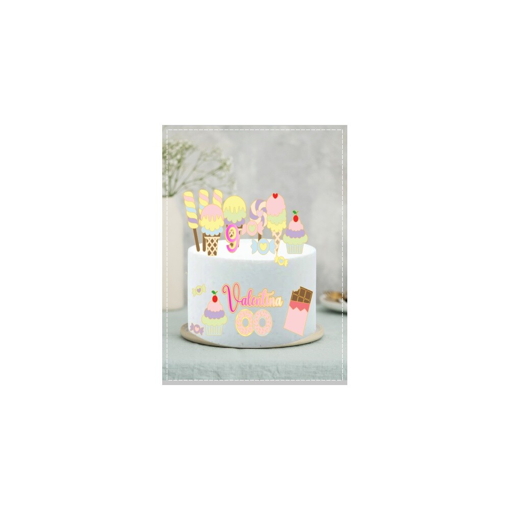 Topo de Bolo Confeitaria - Doceria 01