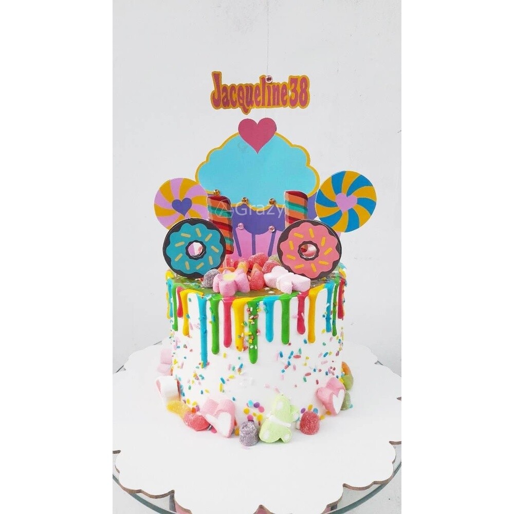 Topo de Bolo Confeitaria - Doceria 13