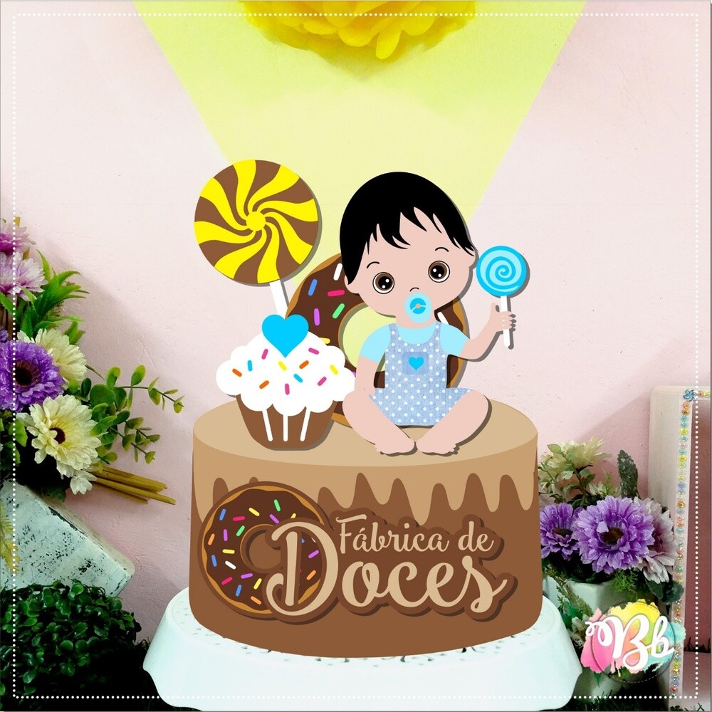 Topo de Bolo Confeitaria - Doceria 20