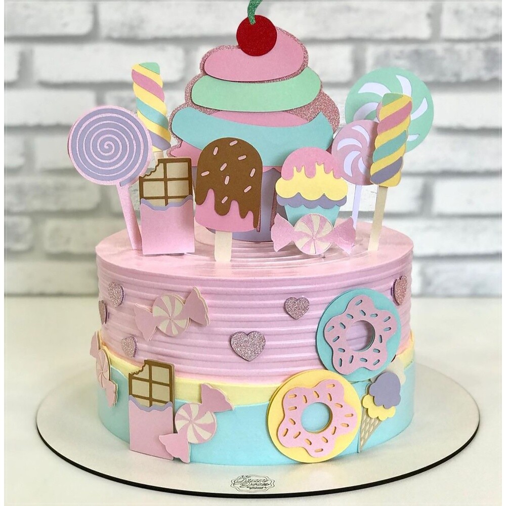Topo de Bolo Confeitaria - Doceria 54