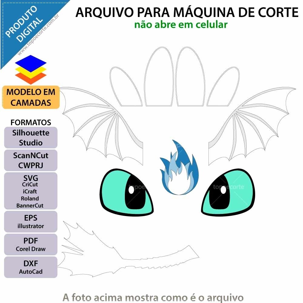 Topo de Bolo Como Treinar o Seu Dragão 01