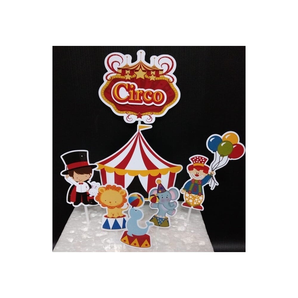 Topo de Bolo Circo 06