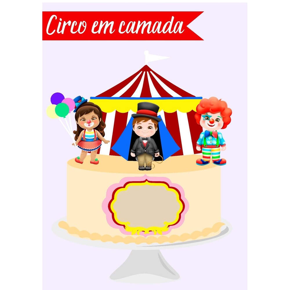 Topo de Bolo Circo 11
