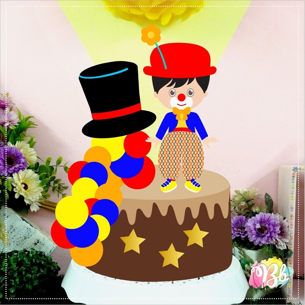 Topo de Bolo Circo 41