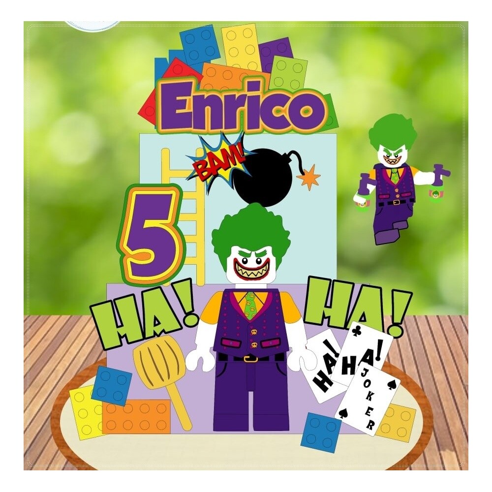 Topo de Bolo Coringa 05