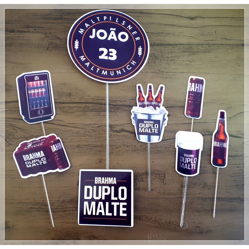 Topo de Bolo Cervejas 20