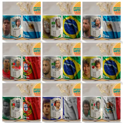 Arte Digital - Lendas do Futebol - Vol 1