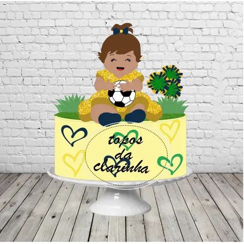 Topo de Bolo Copa do Mundo 16 para imprimir