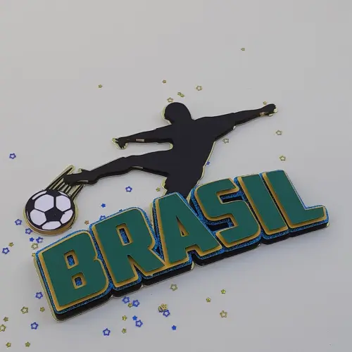 Topo de Bolo Copa do Mundo 34 para imprimir