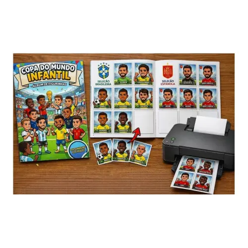 Copa do Mundo Kids 2026 - Album de figurinhas