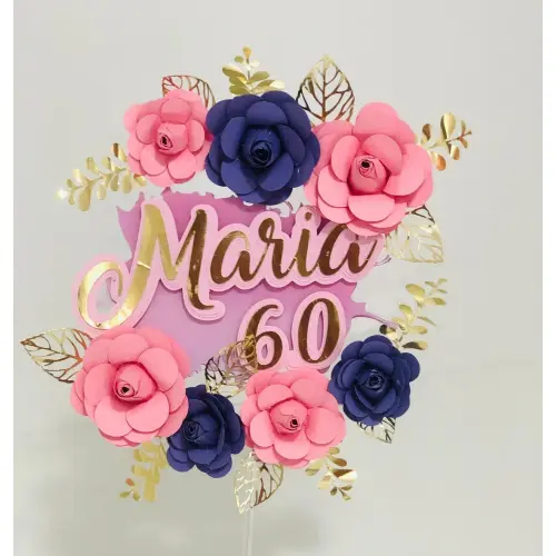 Topo de Bolo Idades 48