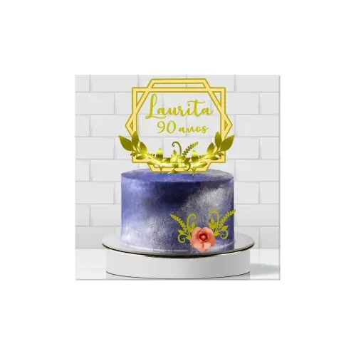 Topo de Bolo Idades 58
