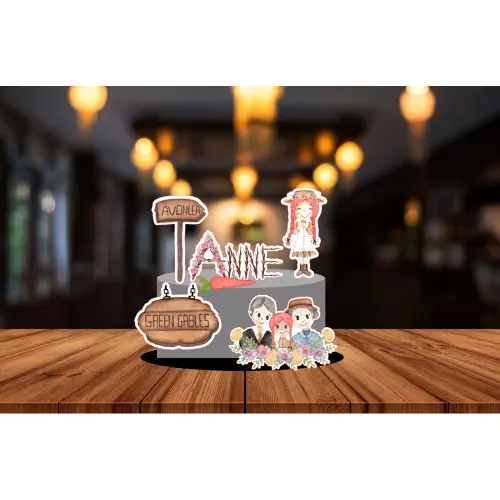 Topo de bolo 01 - Anne a